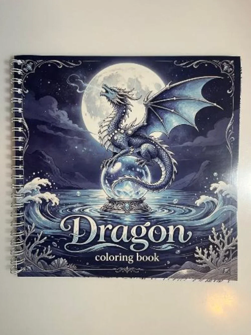COLOR-7 Dragon Adult Coloring Book